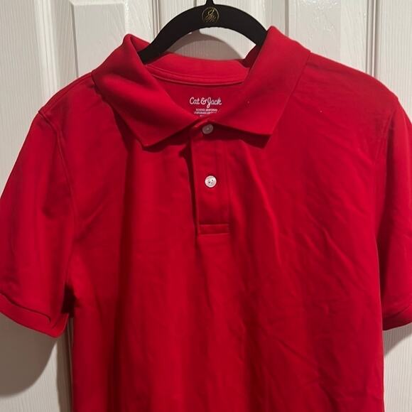 Polo Shirt Boys Red Sz XXL Cat & Jack - Picture 5 of 5